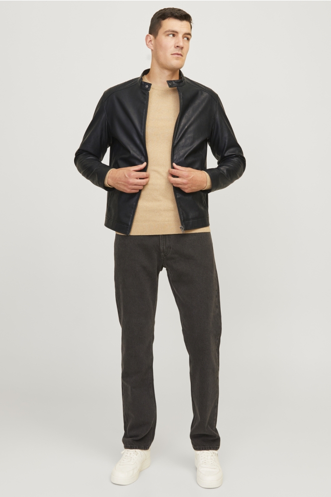 JREBCALEB PU JACKET NOOS 12264054 Black